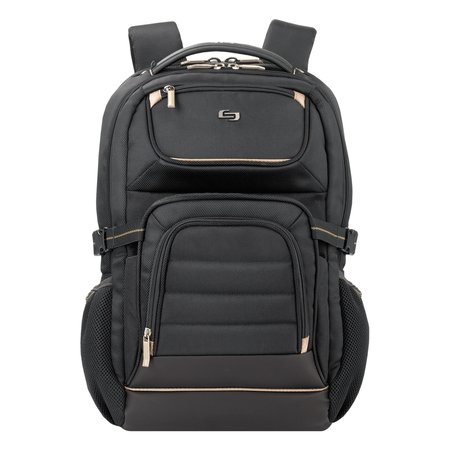Solo Backpack for Laptop 12-1/2"x7-1/2"x18", Black PRO742-4